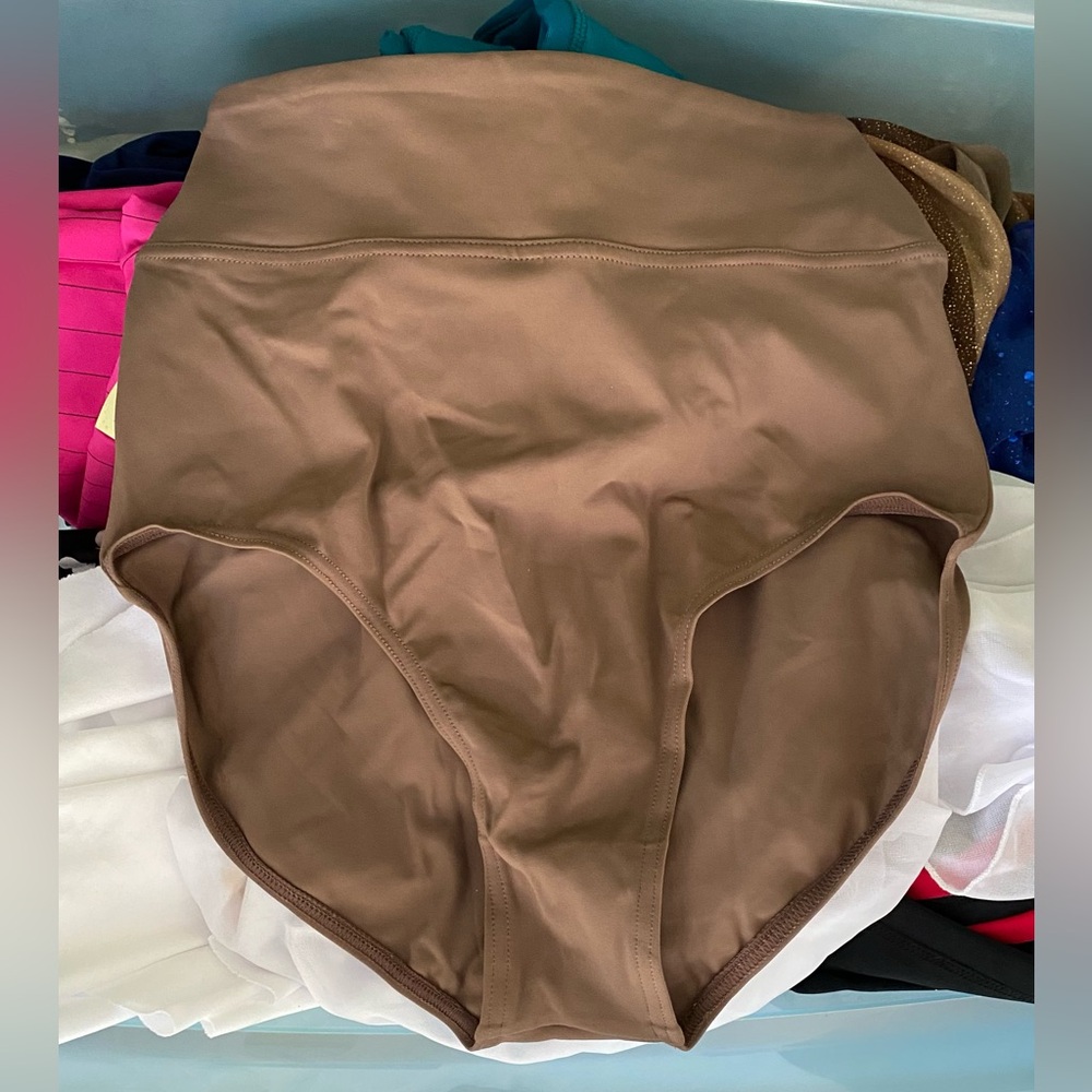 Balera Mocha Brown High Rise High Waist Dance Briefs